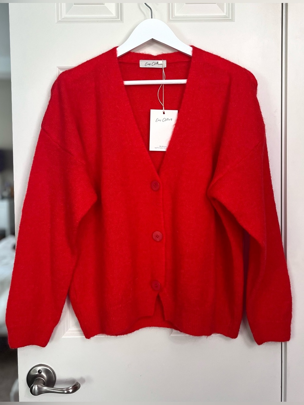 Bright Knit V-Neck Cardigan NWT